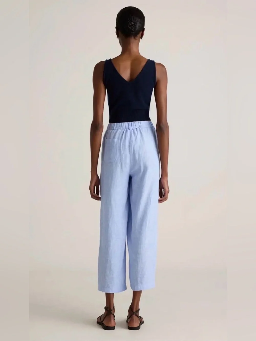 Quince 100% European Linen Pants Size M